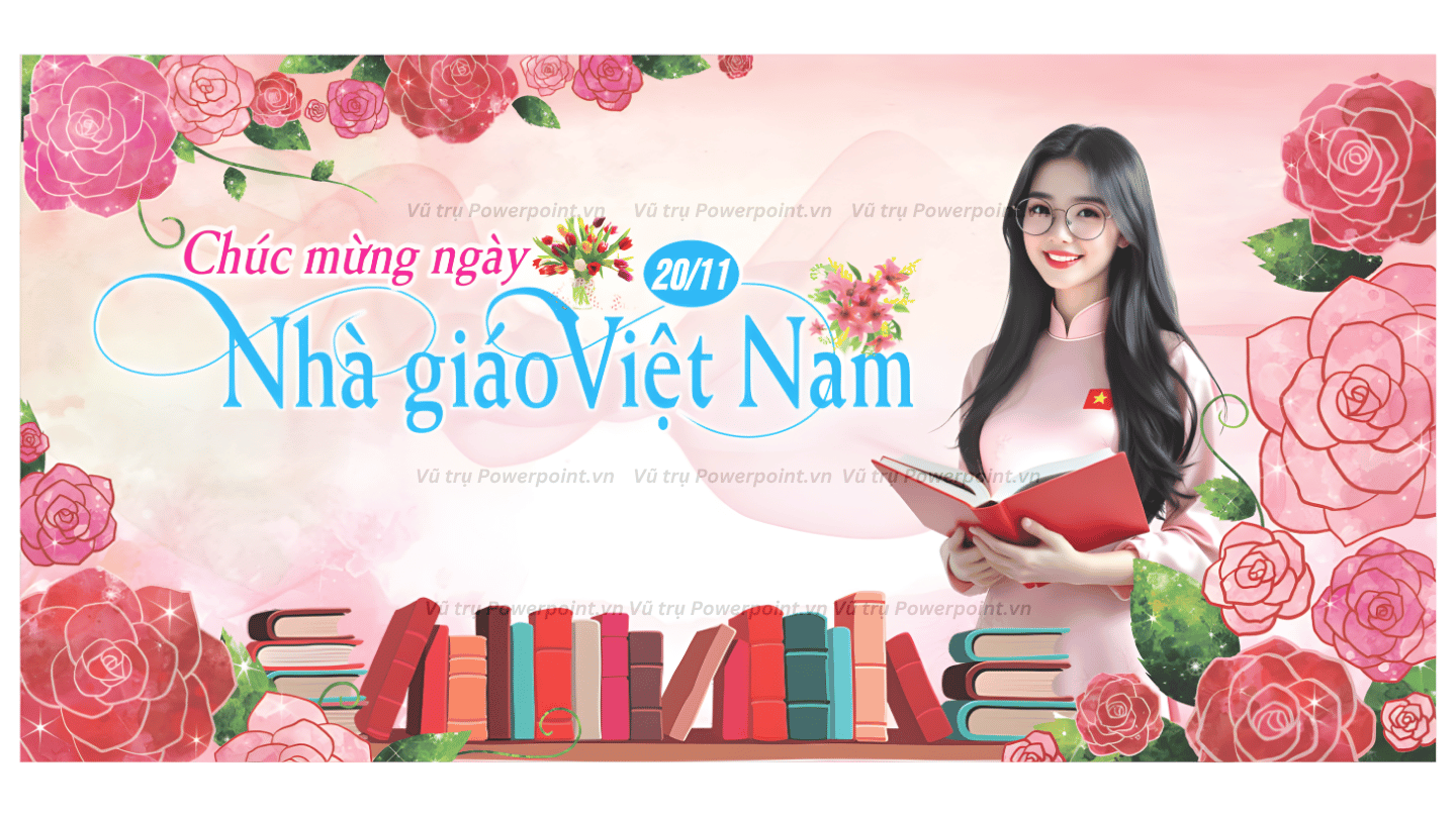 Ảnh nền Background , Market Nhà Giáo Việt Nam, 20/11